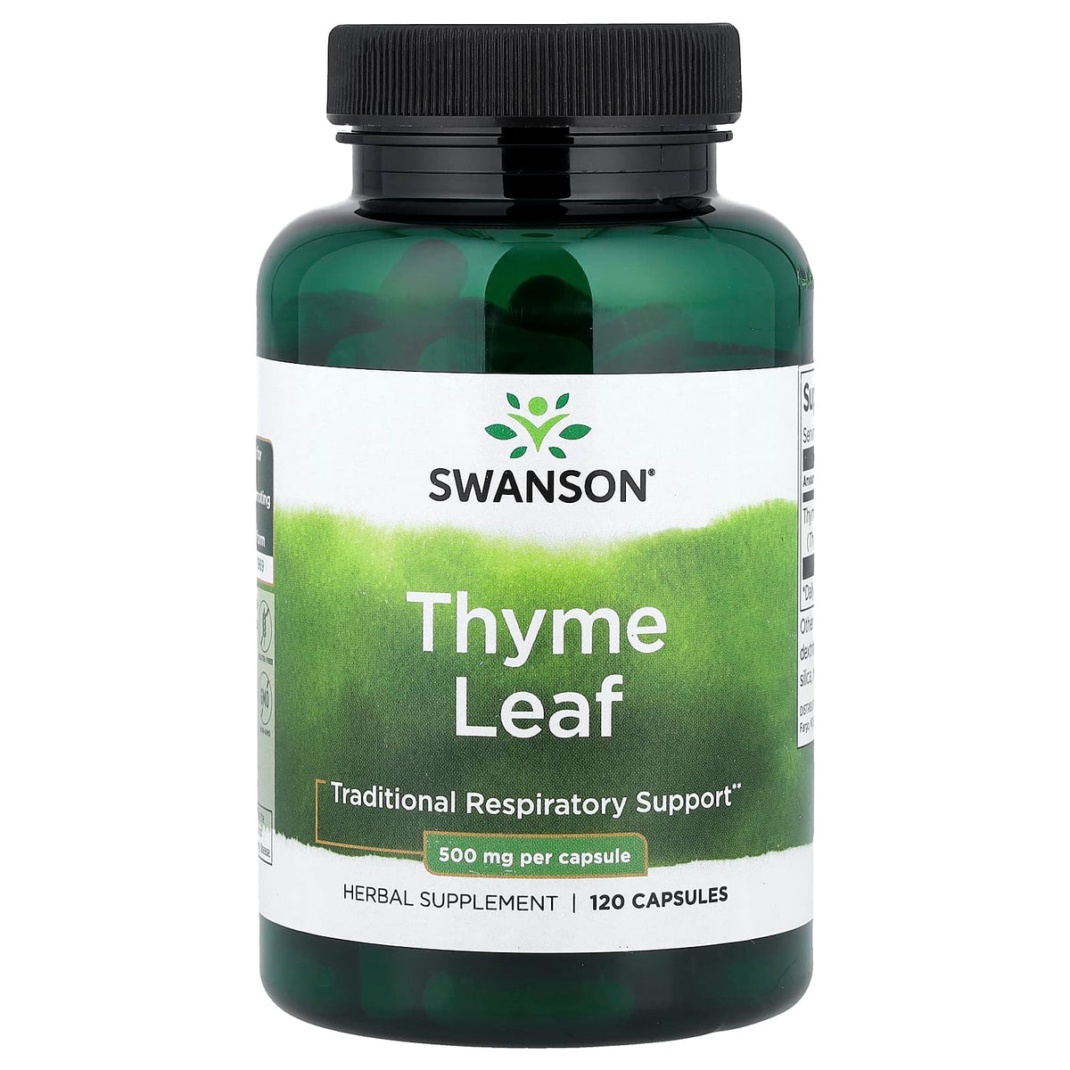 Swanson Thyme Leaf 500 mg 120 Capsules