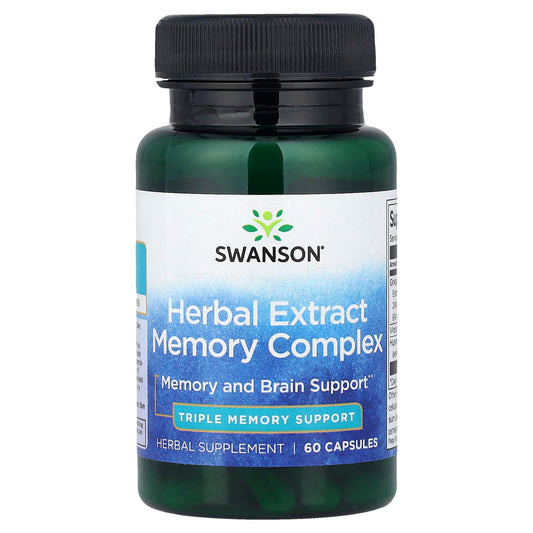 Swanson Vitamins, Herbal Extract Memory Complex, 60 Capsules