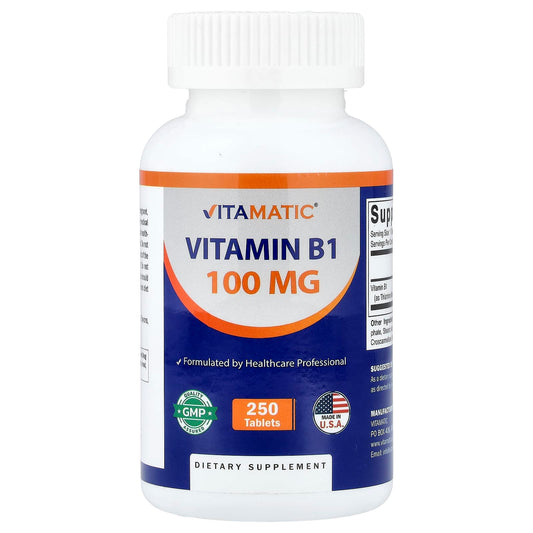 Vitamatic Vitamin B1 250 Tablets