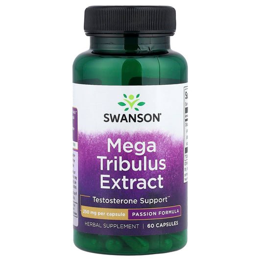 Swanson Vitamins, Mega Tribulus Extract, 250 mg, 60 Capsules