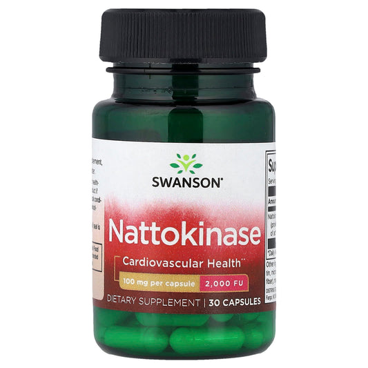 Swanson Vitamins, Nattokinase, 100 mg, 30 Capsules