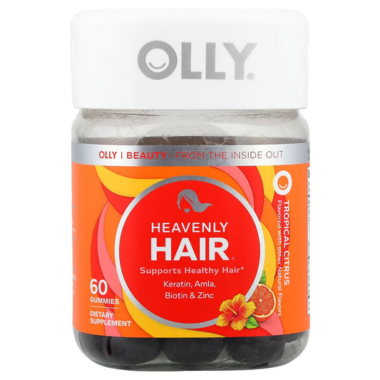 OLLY, Heavenly Hair®, Tropical Citrus, 60 Gummies