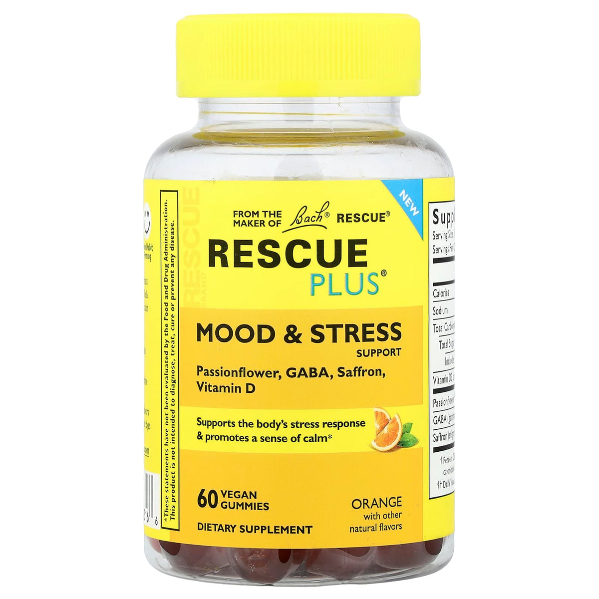 Bach Rescue Plus Gummies Mood & 60 Vegan Gummies