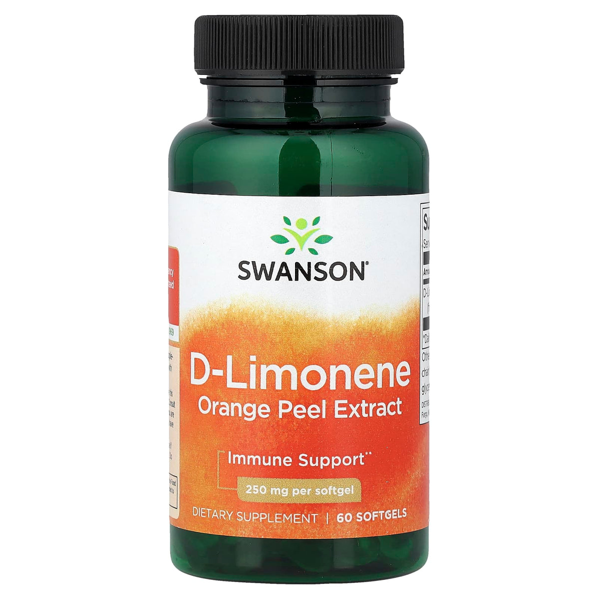 Swanson D-limonene Peel Extract 250 mg 60 Softgels