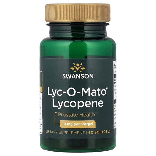 Swanson Vitamins, Lyc-O-Mato® Lycopene, 10 mg, 60 Softgels