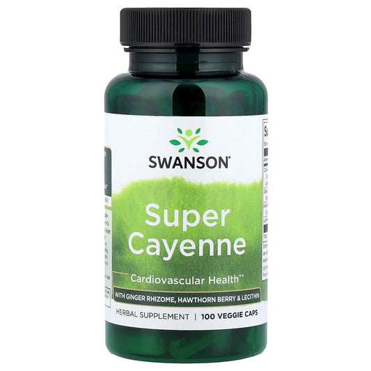 Swanson Vitamins, Super Cayenne, 100 Veggie Caps