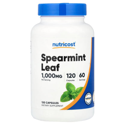 Nutricost, Spearmint Leaf, 120 Capsules (500 mg per Capsule)