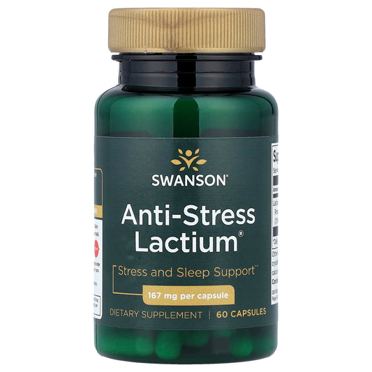 Swanson Vitamins, Anti-Stress Lactium®, 167 mg, 60 Capsules
