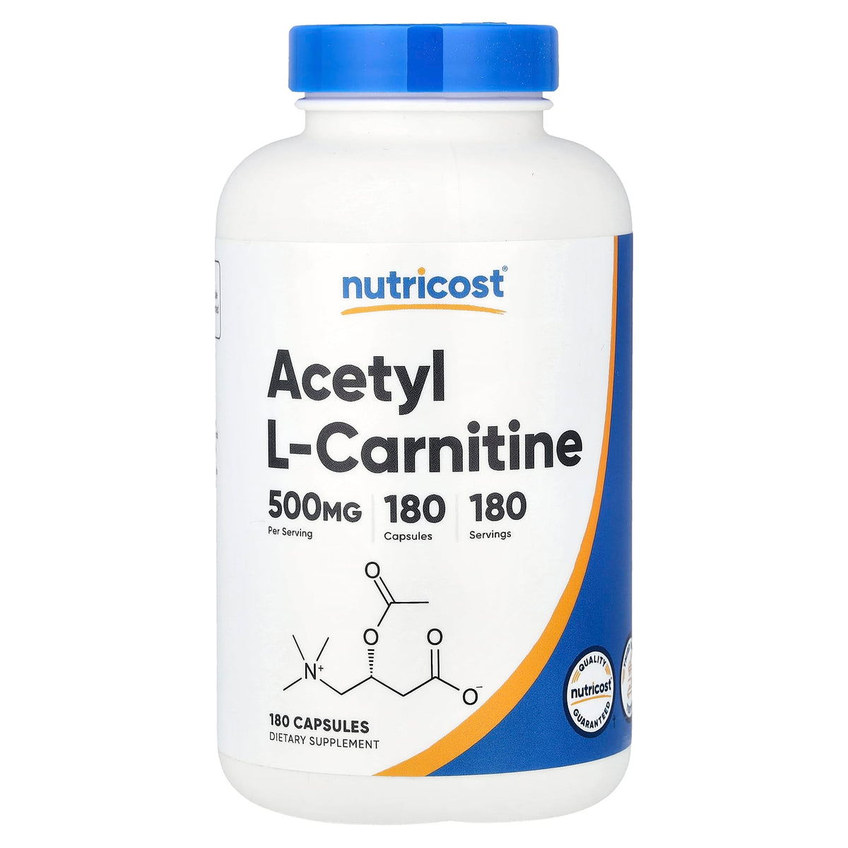 Nutricost Acetyl L-Carnitine 500 mg 180 Caps