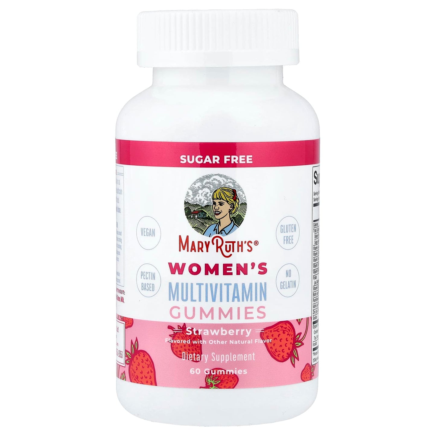 MaryRuth's, Women's Multivitamin Gummies, Strawberry, 60 Gummies