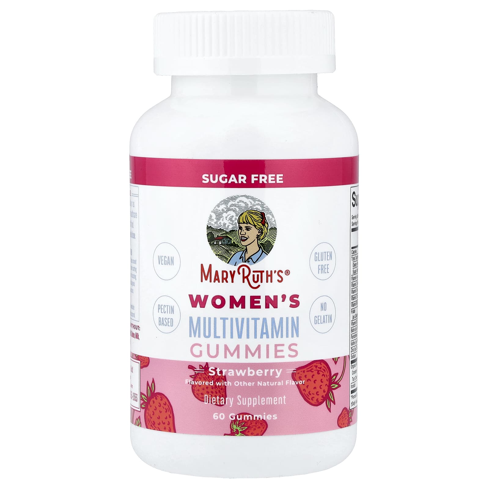 MaryRuth's, Women's Multivitamin Gummies, Strawberry, 60 Gummies