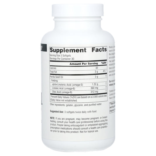 Source Naturals Perilla Oil 333 mg 90 Softgels