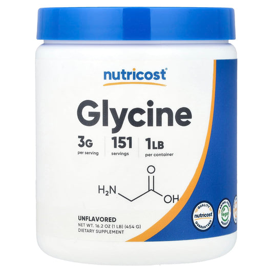 Nutricost Glycine 16.2 oz (454 g)