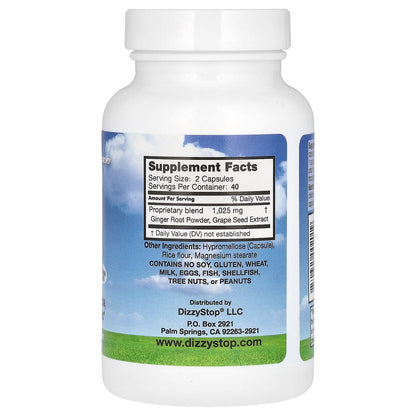 Dr. Barton's Dizzy Stop Control 80 Capsules