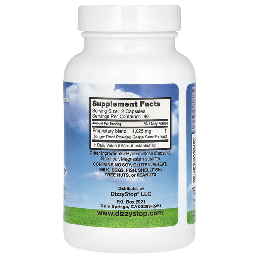 Dr. Barton's Dizzy Stop Control 80 Capsules