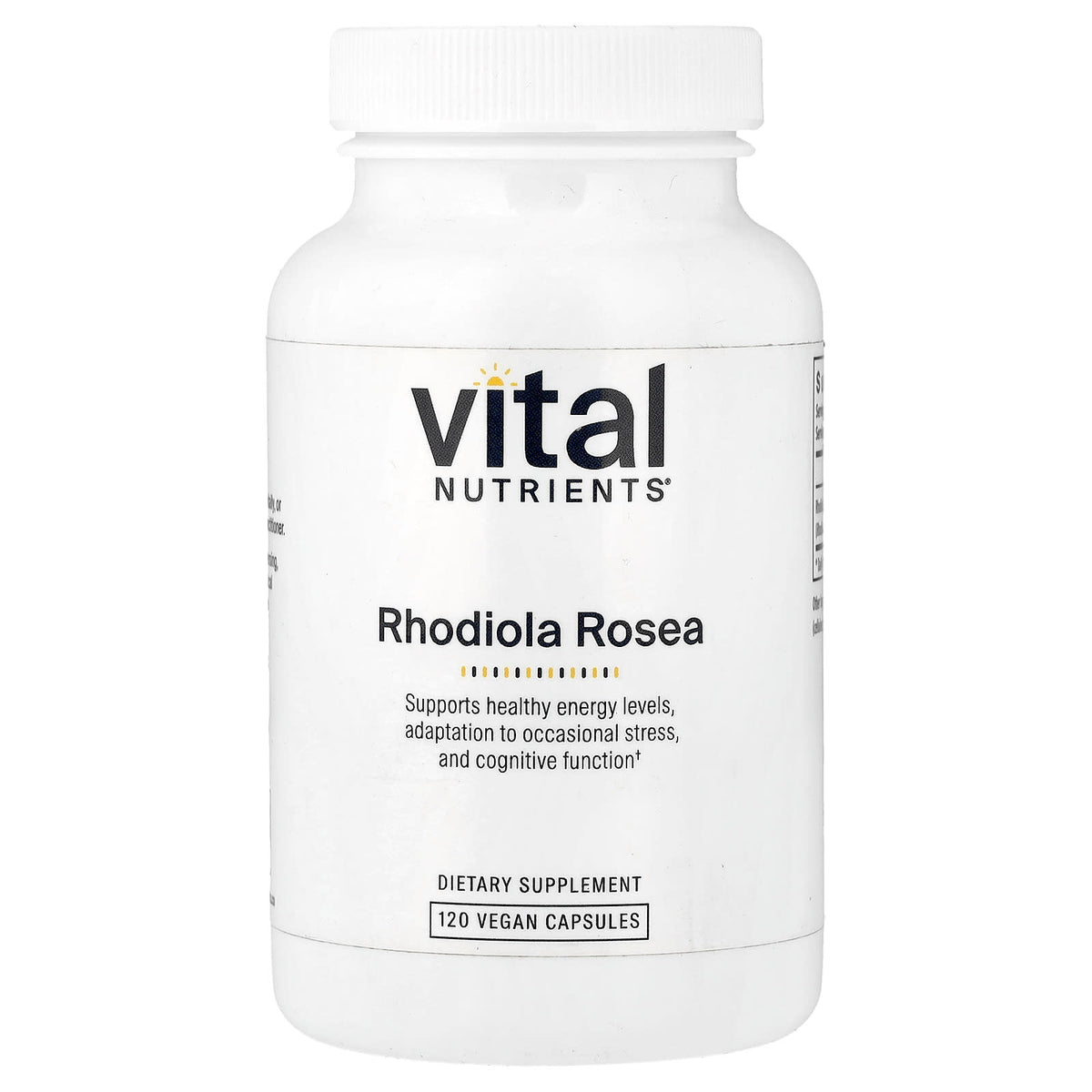 Vital Nutrients Rhodiola Rosea 120 Vegan Capsules