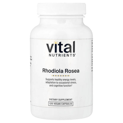 Vital Nutrients Rhodiola Rosea 120 Vegan Capsules