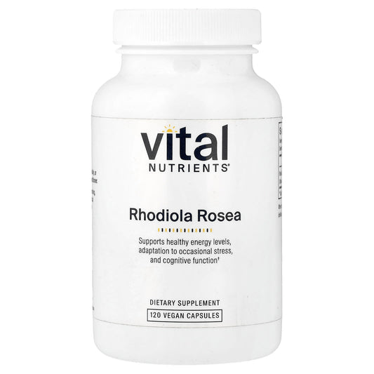 Vital Nutrients Rhodiola Rosea 120 Vegan Capsules