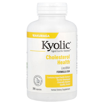 Kyolic Aged Garlic Extract Cholesterol Health 200 Caps