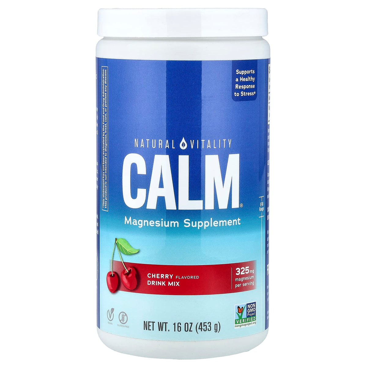 Natural Vitality, CALM, Magnesium Supplement Drink Mix, Original, 453g
