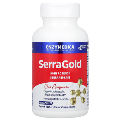 Enzymedica SerraGold Serrapeptase 120 Caps