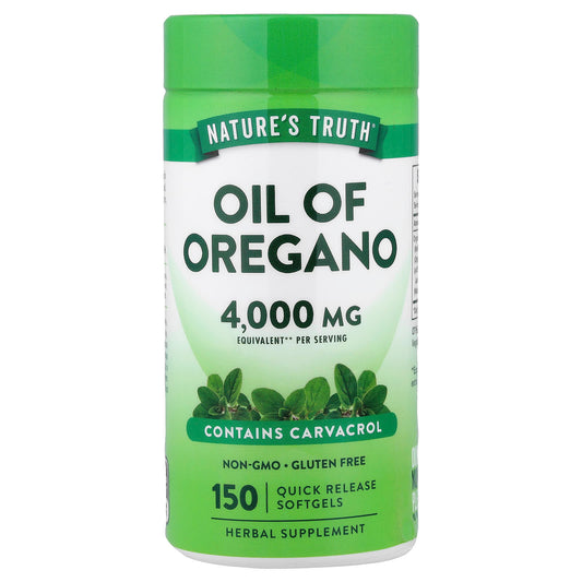 Nature's Truth, Oil of Oregano, 150 Quick Release Capsules (2,000 mg per Capsule)