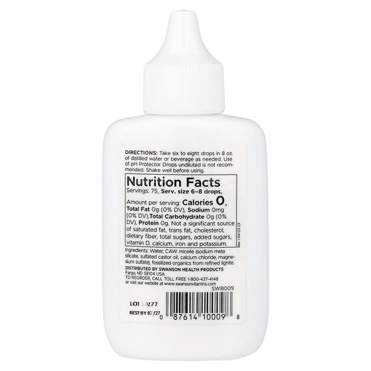 Swanson Vitamins, Alkaline Booster, pH Protector Drops, 1.25 fl oz (37.5 ml)