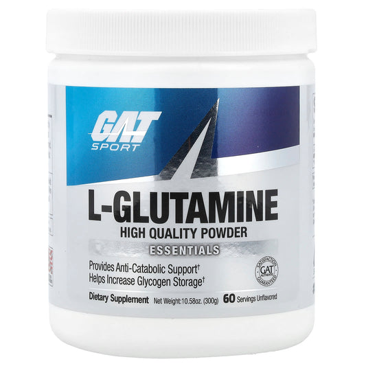 GAT, L-Glutamine, Unflavoured, 10.58 oz (300 g)
