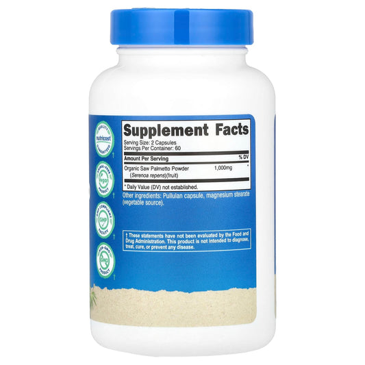 Nutricost, Saw Palmetto, 120 Capsules (500 mg per Capsule)