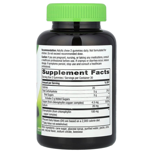 Nature's Way, Chlorofresh® Gummy, Orchard Fruit, 60 Gummies (50 mg per Gummy)