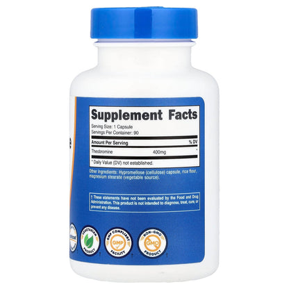 Nutricost Theobromine 400 mg 90 Capsules