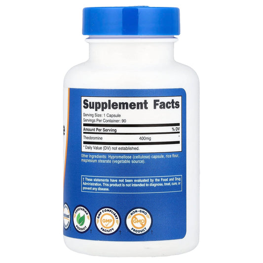 Nutricost Theobromine 400 mg 90 Capsules
