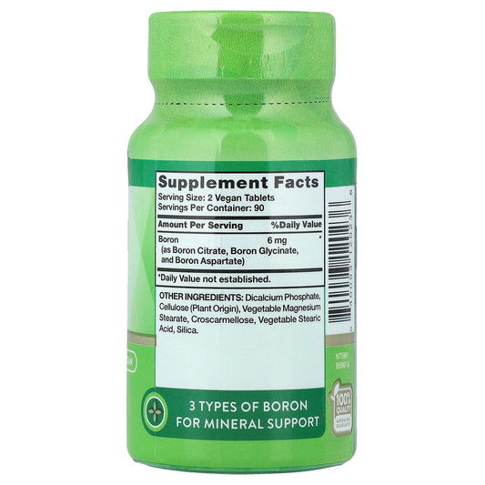 Nature's Truth Boron 3 mg Per tablet