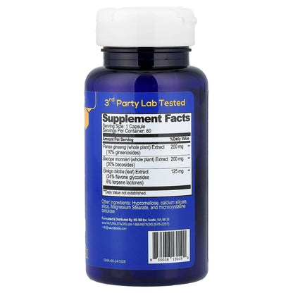 Natural Stacks, Smart Ginkgo™, 60 Vegan Capsules