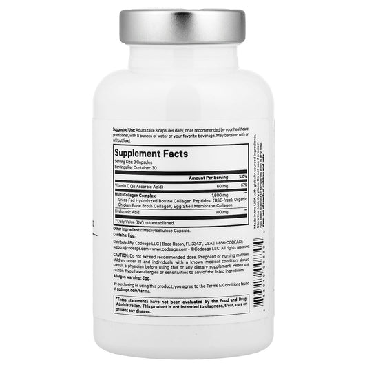 Codeage, Amen, Collagen, 90 Veg Capsules