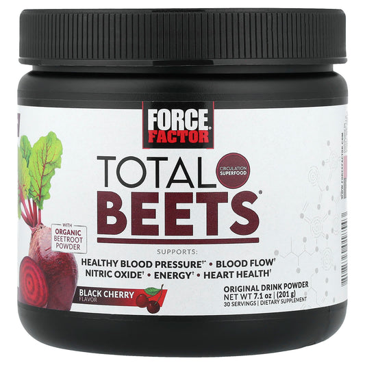 Force Factor, Total Beets®, Original Drink Powder, Black Cherry, 201 g (7.1 oz)