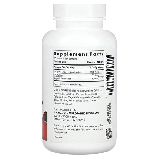 Michael's Health, Arginine Citrulline, 90 Tablets