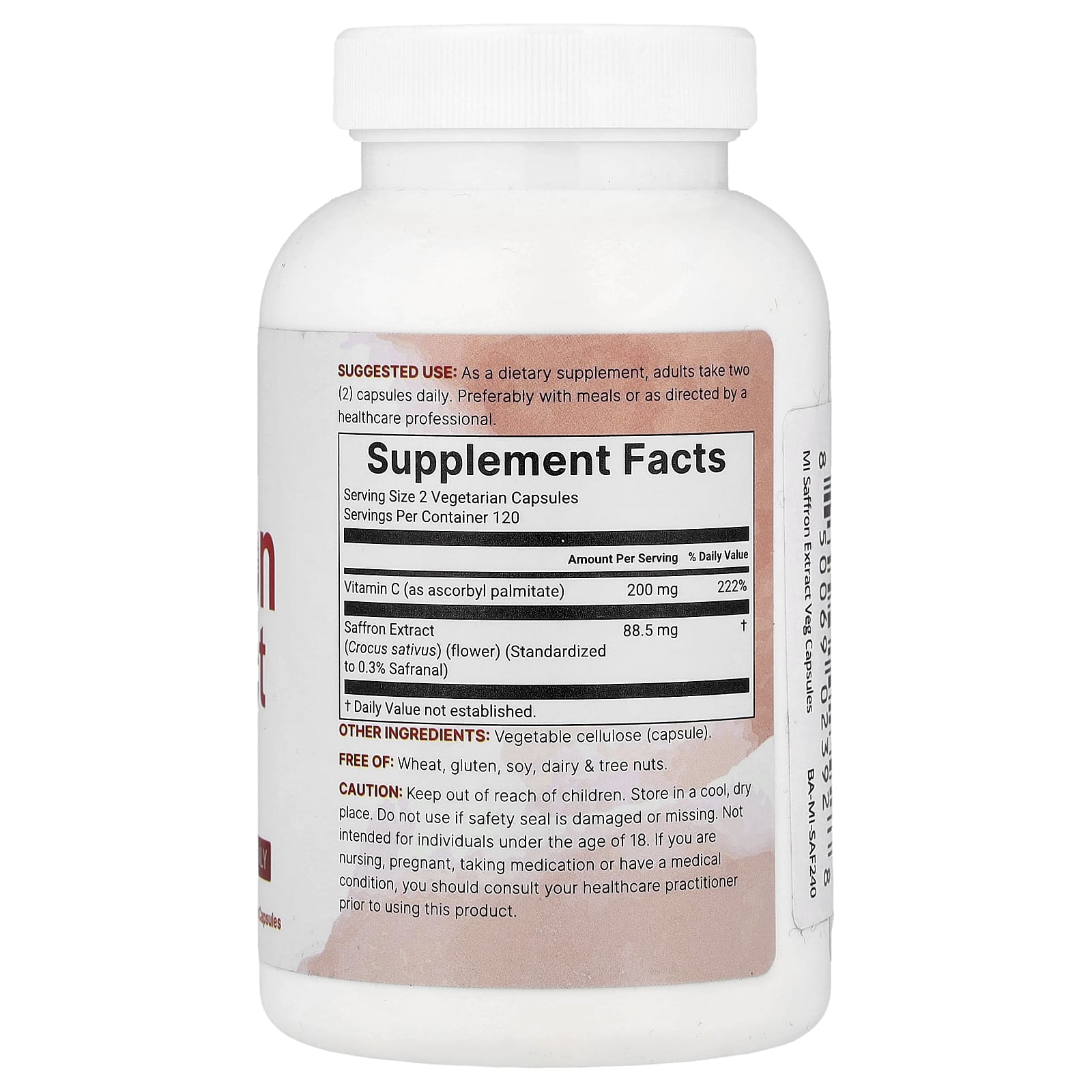 Micro Ingredients, Pure Saffron Extract, 240 Vegetarian Capsules