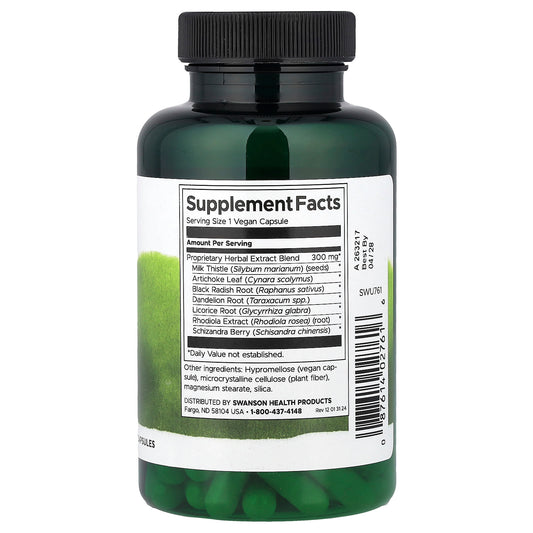 Swanson Vitamins, Liver Tone, 120 Vegan Capsules