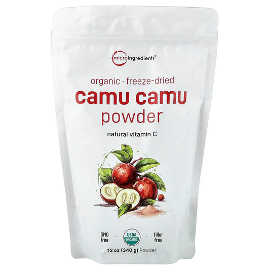 Micro Ingredients, Organic Camu Camu Powder, Freeze-Dried, 340 g (12 oz)