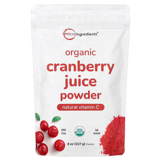 Micro Ingredients, Organic Cranberry Juice Powder, 227 g (8 oz)