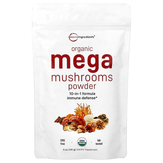 Micro Ingredients, Organic Mega Mushrooms Powder, 141 g (5 oz)