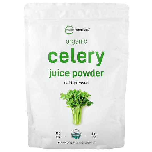 Micro Ingredients, Organic Celery Juice Powder, 566 g (20 oz)