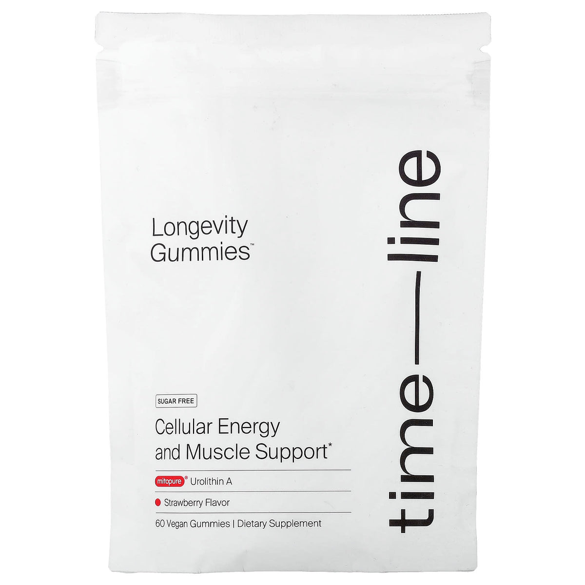 Timeline - Urolithin A, Strawberry Flavour, 60 Veg Gummies