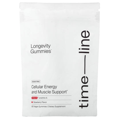 Timeline - Urolithin A, Strawberry Flavour, 60 Veg Gummies
