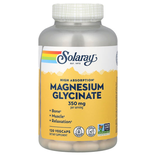 Solaray Magnesium Glycinate 120 Caps