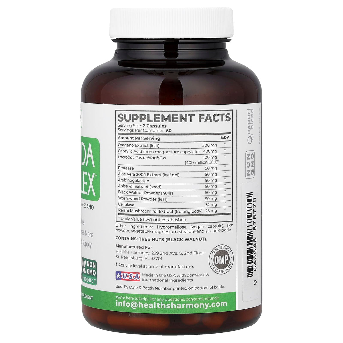 Healths Harmony Candida 120 Capsules