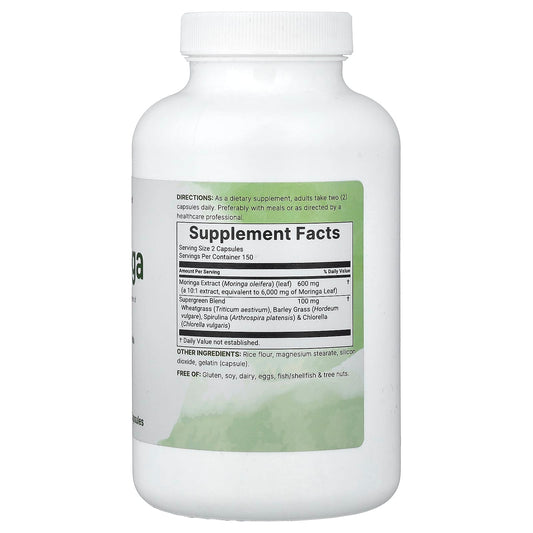Micro Ingredients, Moringa, 300 Capsules