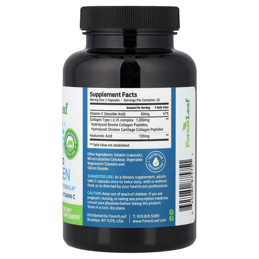 Forest Leaf, Advanced Collagen, 120 Capsules