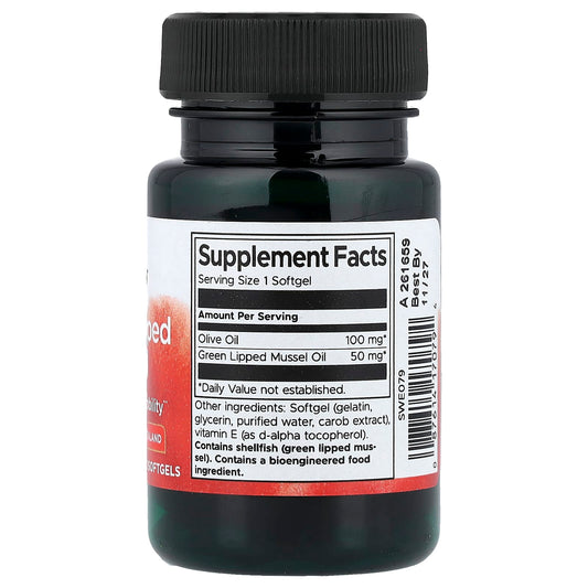 Swanson Vitamins, Green Lipped Mussel, 30 Softgels